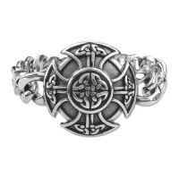 Браслет Щит, нержавеющая сталь, 20см BS867-06