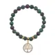Браслет Дерево жизни (защита и развитие) синт.камень Цоизит 8мм BS-CR-0022