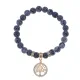 Браслет Дерево жизни (защита и развитие) нат.камень синий Африк. агат 8мм BS-CR-0027