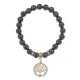Браслет Дерево жизни (защита и развитие) синт.камень Гематит (не магнит.) 8мм BS-CR-0028