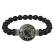 Браслет из черного агата Ворон BSBA-027