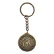 Брелок Счастливый рубль, латунь, 8,5х3см V-BM029