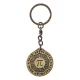 Брелок Денежный магнит/Антистресс, латунь, 8,5х3см V-BM030