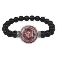 Браслет из черного агата Семейное счастье BSBA-037