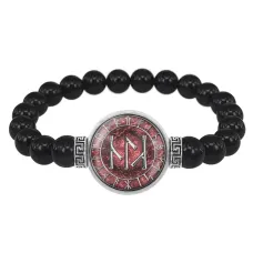 Браслет из черного агата Семейное счастье BSBA-037