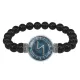 Браслет из черного агата Сила BSBA-038