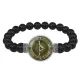 Браслет из черного агата Даждьбог BSBA-039