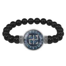 Браслет из черного агата Радинец BSBA-040