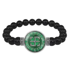 Браслет из черного агата Всеславец BSBA-045