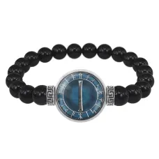 Браслет из черного агата Исток BSBA-046