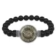 Браслет из черного агата Защита в путешествиях BSBA-050