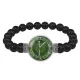 Браслет из черного агата Крада BSBA-053