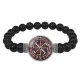 Браслет из черного агата Коловрат BSBA-060