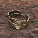 Безразмерное кольцо Перо, цвет бронзовый KL019-02