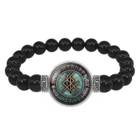 Браслет из черного агата Стабильный рост BSBA-066