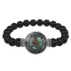 Браслет из черного агата Стабильный рост BSBA-066