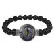 Браслет из черного агата Удача всегда и везде BSBA-067