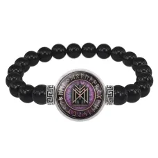 Браслет из черного агата Формула здоровья BSBA-068