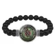 Браслет из черного агата Формула омоложения BSBA-073
