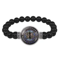 Браслет из черного агата Сжигание жиров BSBA-075