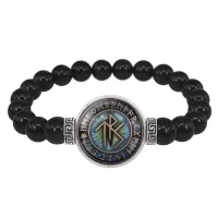 Браслет из черного агата Для победы в суде BSBA-077