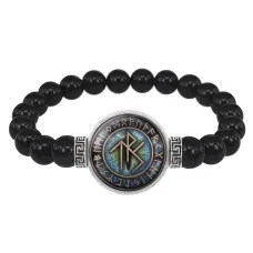 Браслет из черного агата Для победы в суде BSBA-077