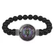 Браслет из черного агата Победа над злом BSBA-079