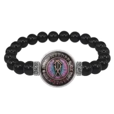 Браслет из черного агата Удача в любви BSBA-084