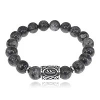 Браслет Феху нерж.сталь Лабрадор 10мм BSRX-10-1-2