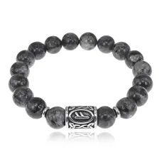 Браслет Феху нерж.сталь Лабрадор 10мм BSRX-10-1-2