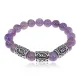Браслет Материальное благополучие нерж.сталь Аметист 10мм BSRX-10-3-1