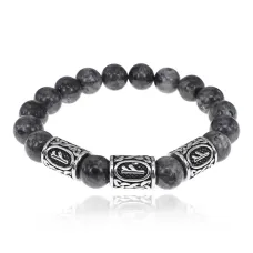 Браслет Материальное благополучие нерж.сталь Лабрадор 10мм BSRX-10-3-2