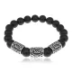 Браслет Материальное благополучие нерж.сталь Шунгит 10мм BSRX-10-3-8