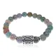 Браслет Феху нерж.сталь Яшма индийская 8мм BSRX-8-1-9