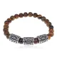 Браслет Материальное благополучие нерж.сталь Тигровый глаз 8мм BSRX-8-3-4
