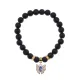 Браслет Бабочка (Свобода и Счастье) синт.камень Шунгит 8мм BS-CR-0174