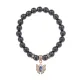 Браслет Бабочка (Свобода и Счастье) синт.камень Гематит 8мм BS-CR-0178