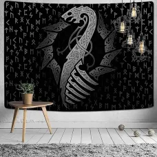 Гобелен Змей Ёрмунганд, 95х70см GB098