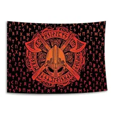 Гобелен Викинг (топоры и шлем), 95х70см GB099