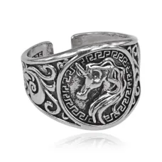 Безразмерное кольцо Единорог, 15мм KL565