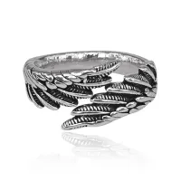 Безразмерное кольцо Крылья ангела, 10мм KL566