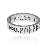 Руническое кольцо, 5мм, размер 8 KL567-08
