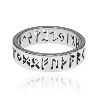 Руническое кольцо, 5мм, размер 9 KL567-09