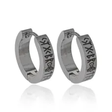 Рунические серьги, 15х5х15мм SE302