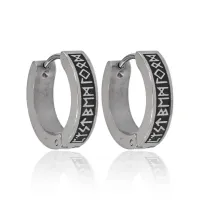 Рунические серьги, 15х5х15мм SE303