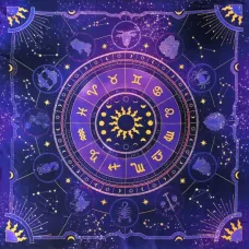 Скатерть для гадания Знаки Зодиака, 50х50см SK022