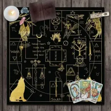 Скатерть для гадания Стороны Света, 50х50см SK024