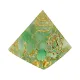 Фигурка Пирамида Анахата с нефритом ST078