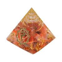Фигурка Пирамида Манипура с сердоликом ST080