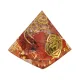 Фигурка Пирамида Муладхара с красной яшмой ST081